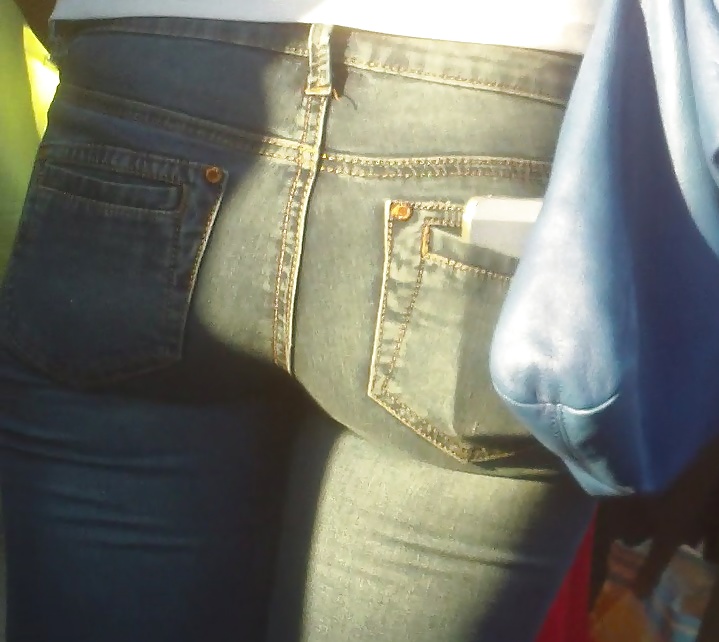 Popular teen girls ass & butt in jeans part 4  #26741153