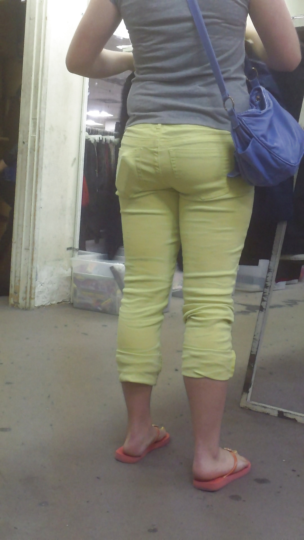 Populäre Jugendlich Mädchen Arsch & Hintern In Jeans Teil 4 #26741288
