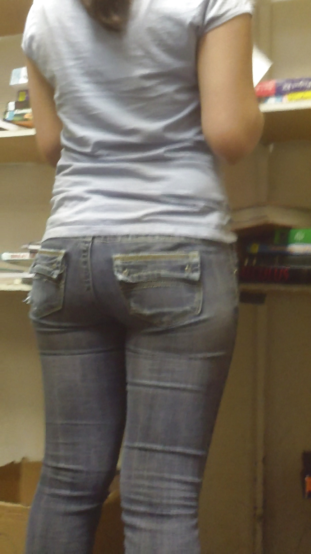 Populäre Jugendlich Mädchen Arsch & Hintern In Jeans Teil 4 #26742440