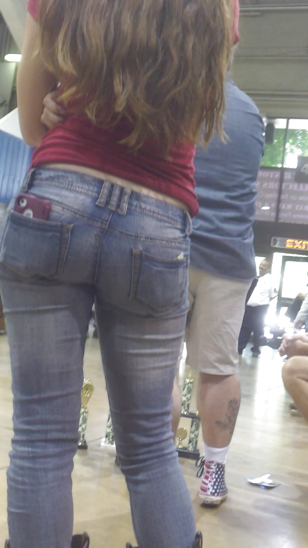 Popular teen girls ass & butt in jeans part 4  #26742990
