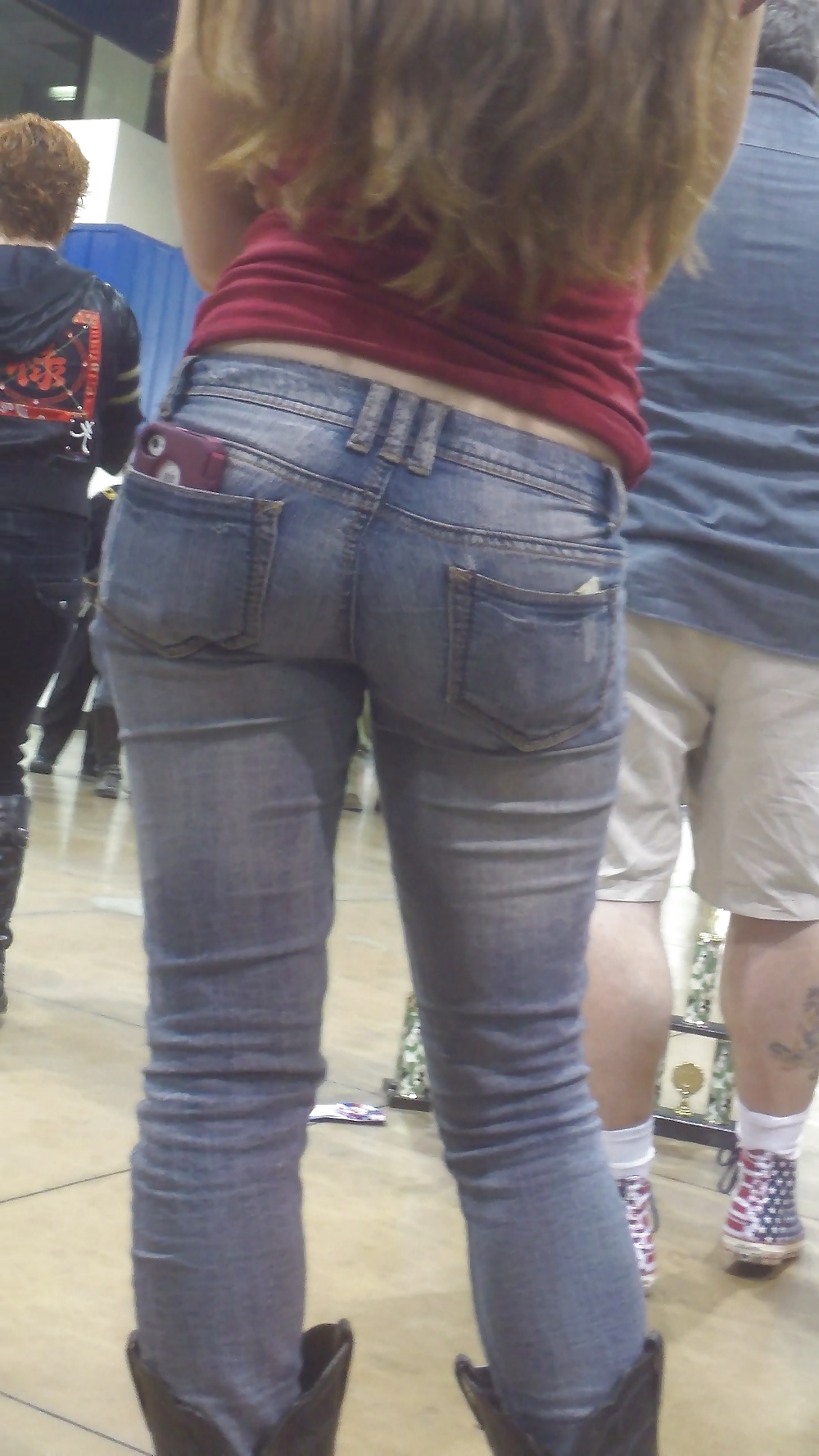 Populäre Jugendlich Mädchen Arsch & Hintern In Jeans Teil 4 #26743006