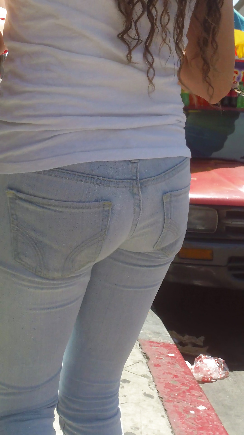 Populäre Jugendlich Mädchen Arsch & Hintern In Jeans Teil 4 #26743204
