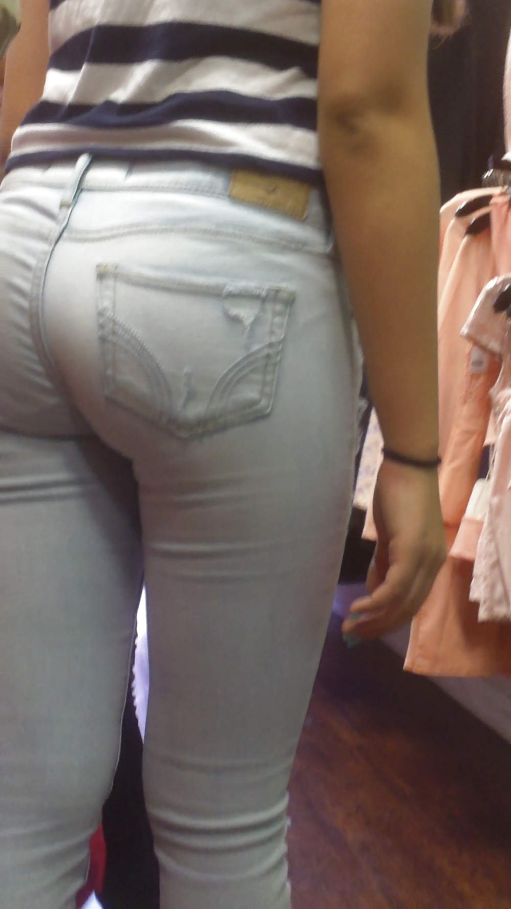 Popular teen girls ass & butt in jeans part 4  #26743541