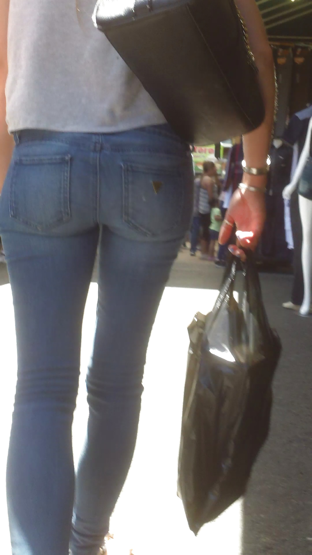 Populäre Jugendlich Mädchen Arsch & Hintern In Jeans Teil 4 #26743565