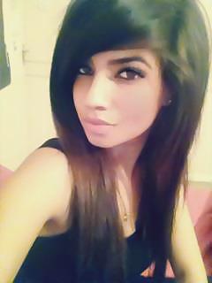 Cute Indian girl takes Selfies #23656462
