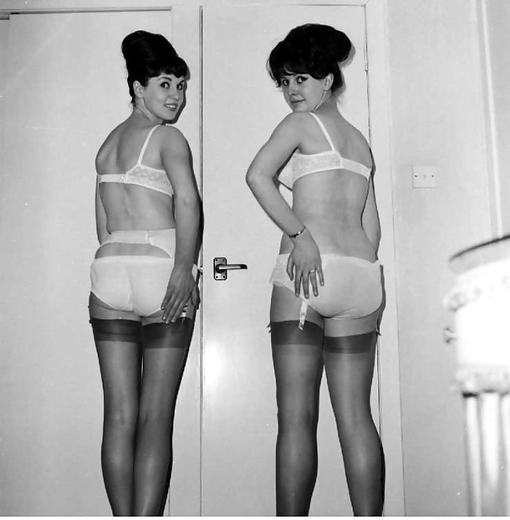 Vintage ladies wearing white panties 3.  #29750144