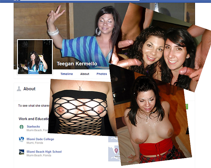 Facebook whore Teegan caught! #26955562
