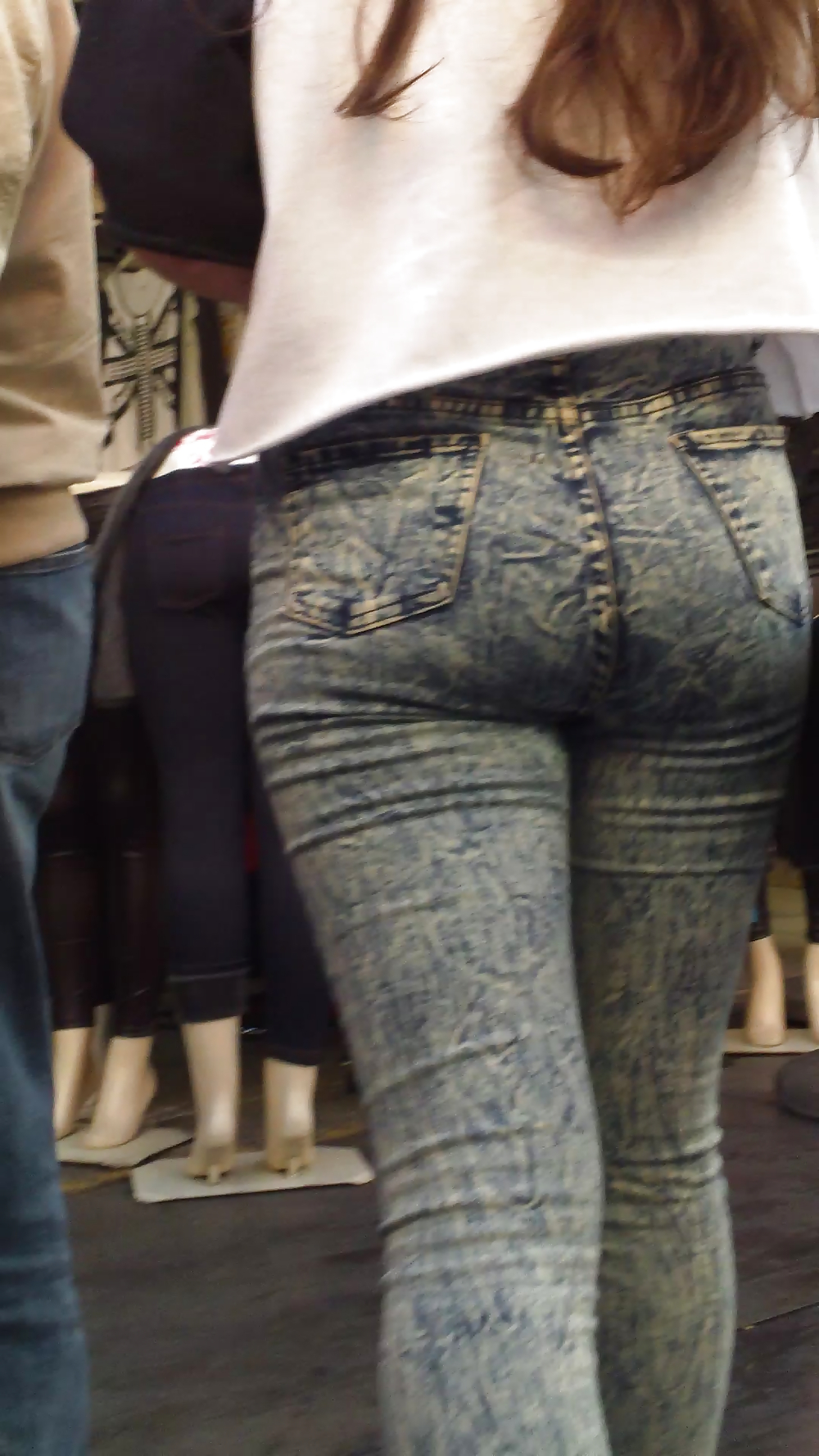 Populäre Jugendlich Mädchen Hintern & Arsch In Jeans Teil 2 #24180388