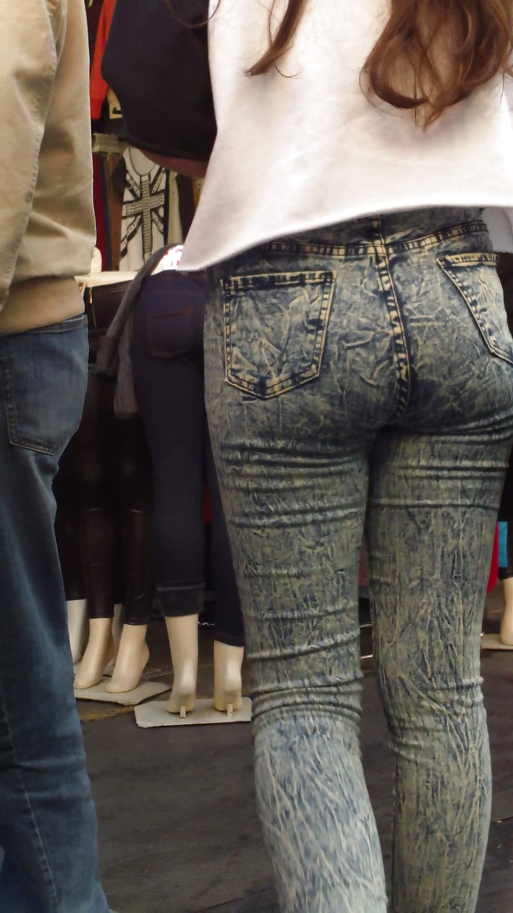 Populäre Jugendlich Mädchen Hintern & Arsch In Jeans Teil 2 #24180443
