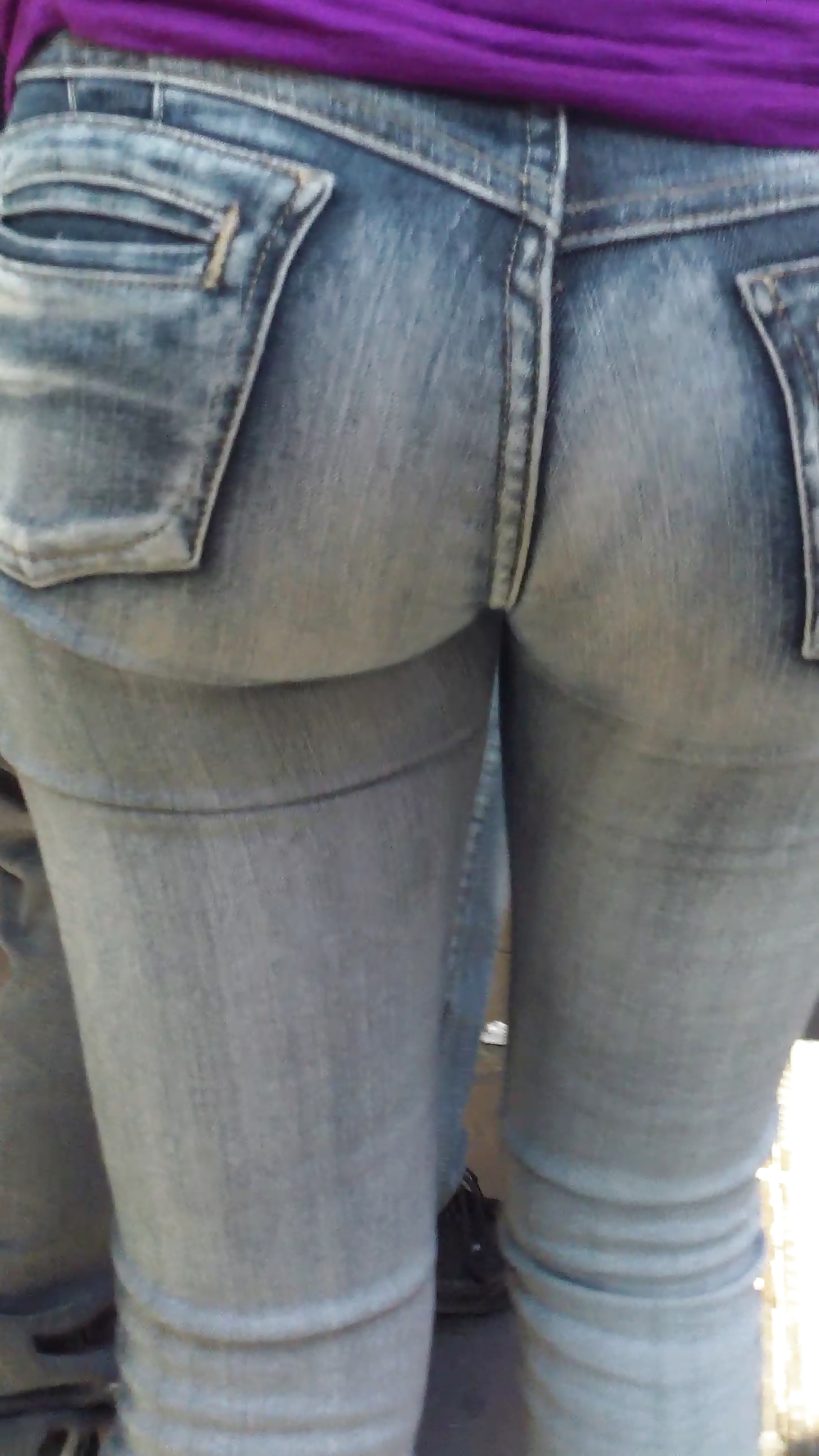 Populäre Jugendlich Mädchen Hintern & Arsch In Jeans Teil 2 #24181770