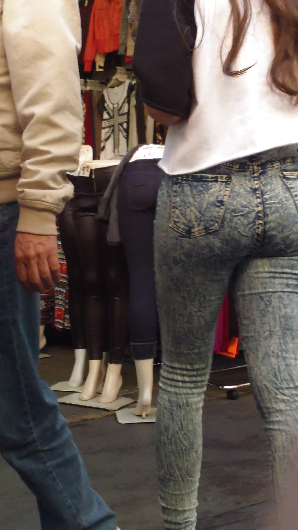 Populäre Jugendlich Mädchen Hintern & Arsch In Jeans Teil 2 #24183193