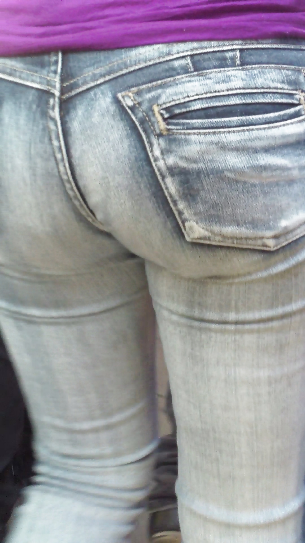 Populäre Jugendlich Mädchen Hintern & Arsch In Jeans Teil 2 #24183623