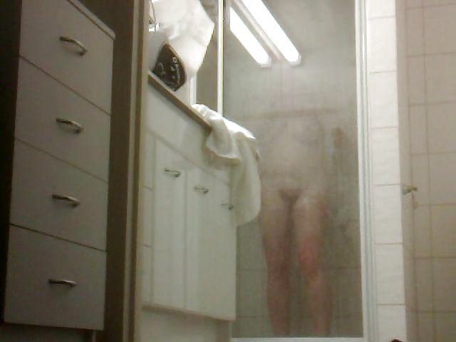 Hairy in the shower