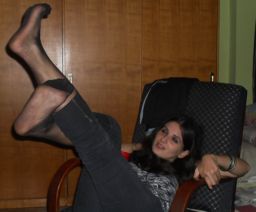 COMMENT On What You'd Do To Her Nylon Feet! #31426092