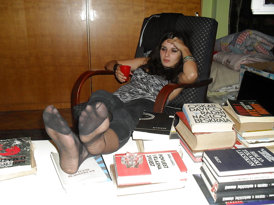 COMMENT On What You'd Do To Her Nylon Feet! #31426195