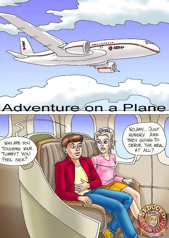 誘惑されたアマンダ - 飛行機での冒険 
 #39489790