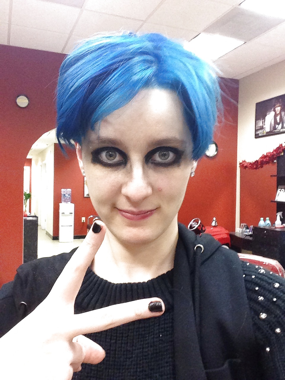 Me with blue hair 2013 #30176311