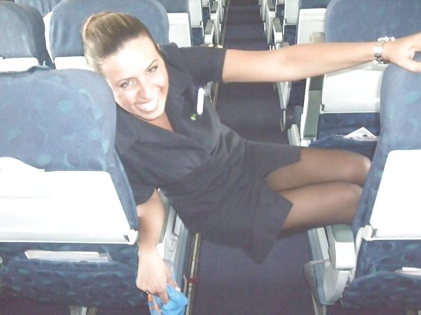 Air steward -legs- pantyhose #35052944