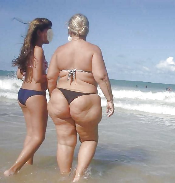 Candid Mature Bikini - Butt Voyeur - Beach Booty #40158210