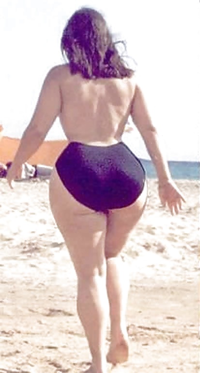 Candid Mature Bikini - Butt Voyeur - Beach Booty #40158216