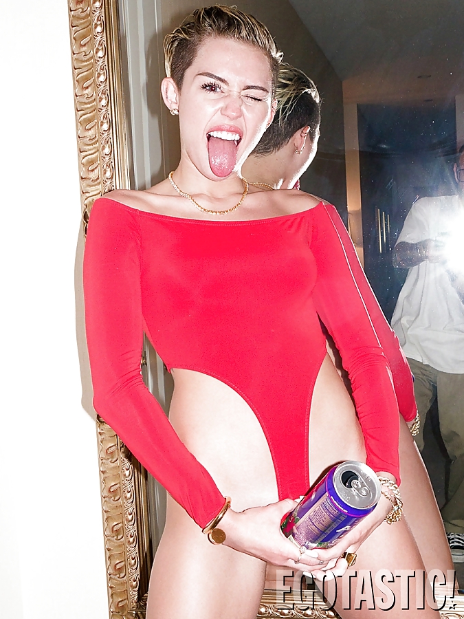Miley Cyrus See-Through Braless Shoot for Terry Richardson #36838674