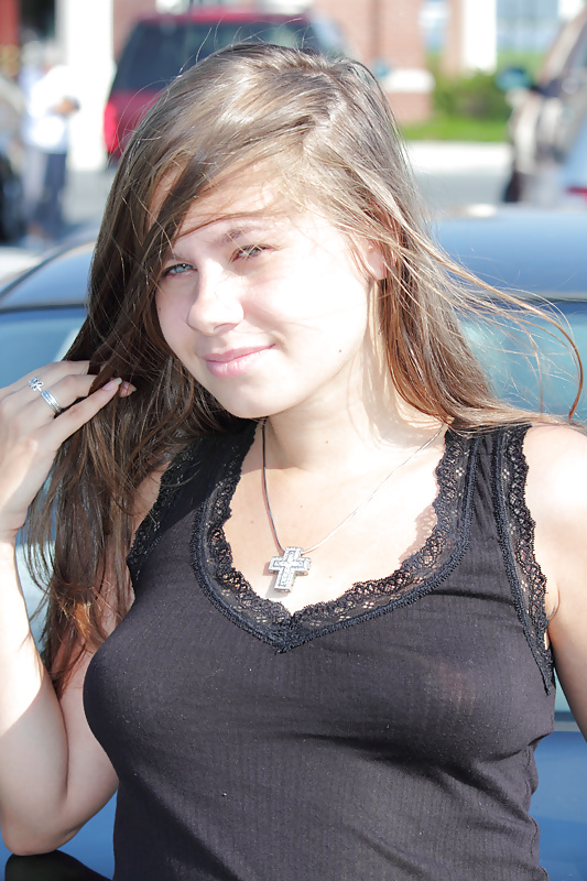 Cute Braless Teen See-through to Nipples #33581401