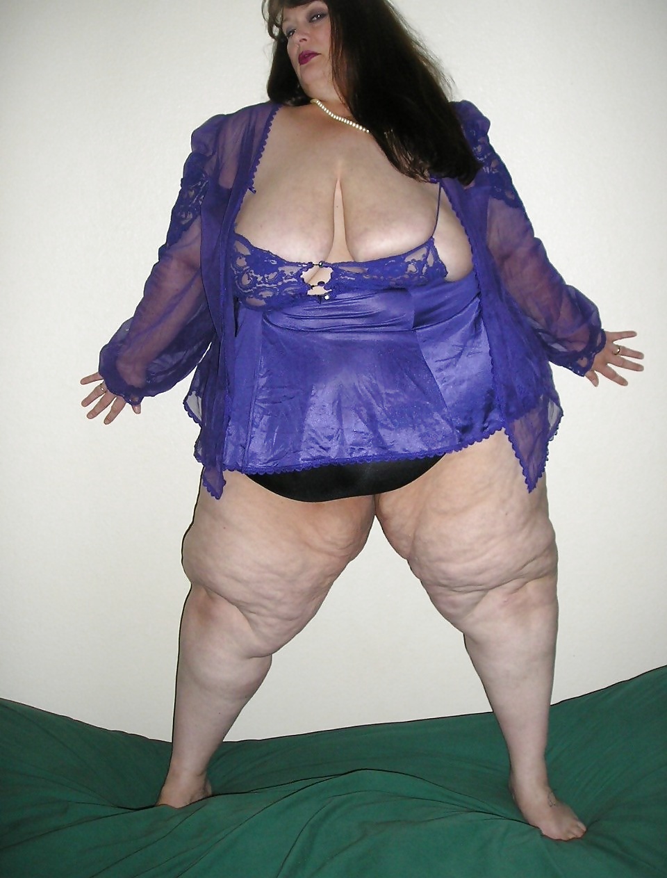 Fabulous SSBBW! Purple See-through (II) #35209655