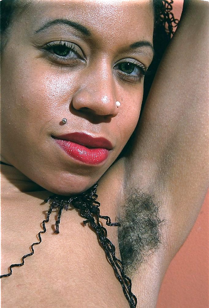 Shawna, black beauty with hairy armpits and pussy #31457226