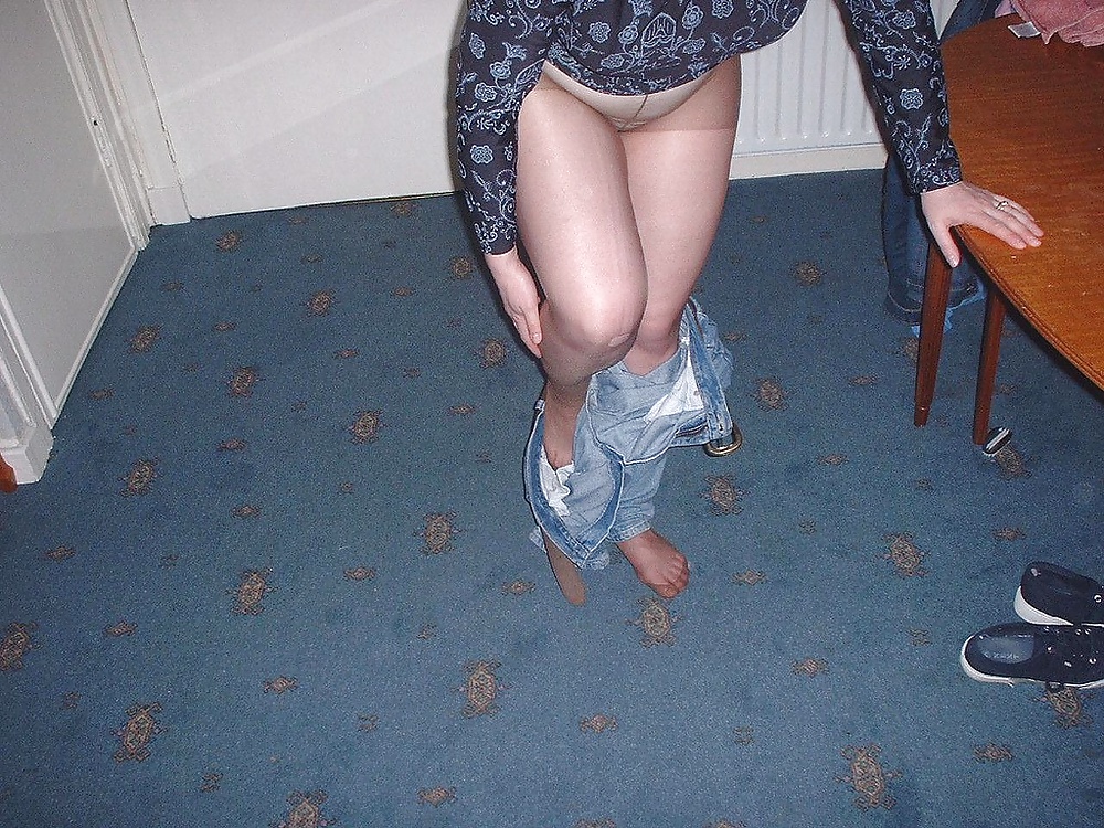 Me in jeans tights nylons knickers feet #25393489