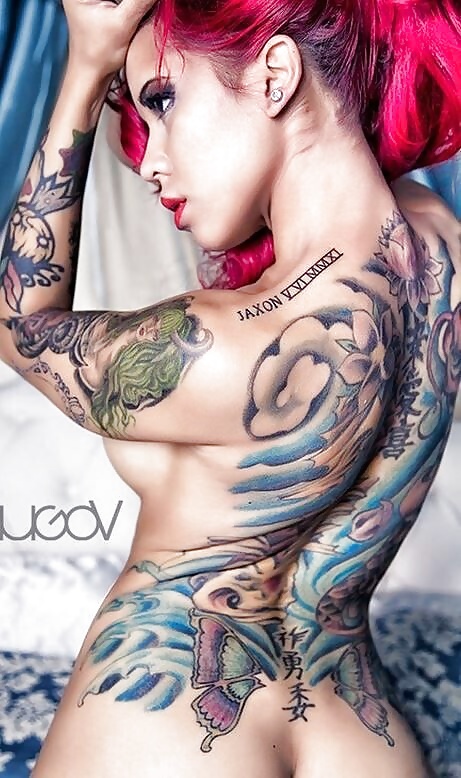 Tattoed girls art pics X #32350446
