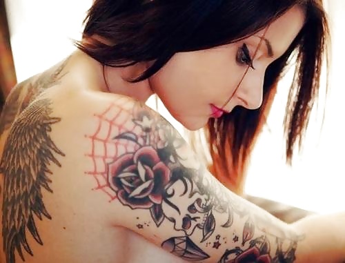 Tattoed girls art pics X #32350480