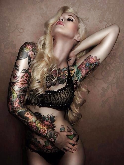 Tattoed girls art pics X #32350545