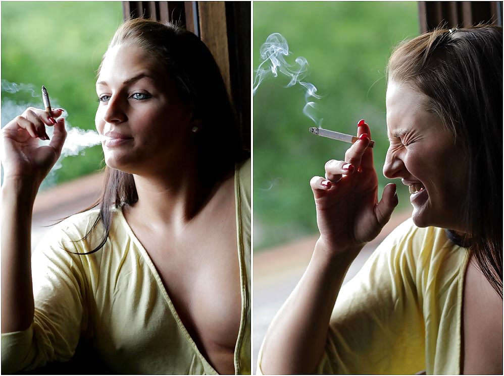 Donne che fumano sigarette
 #33108434