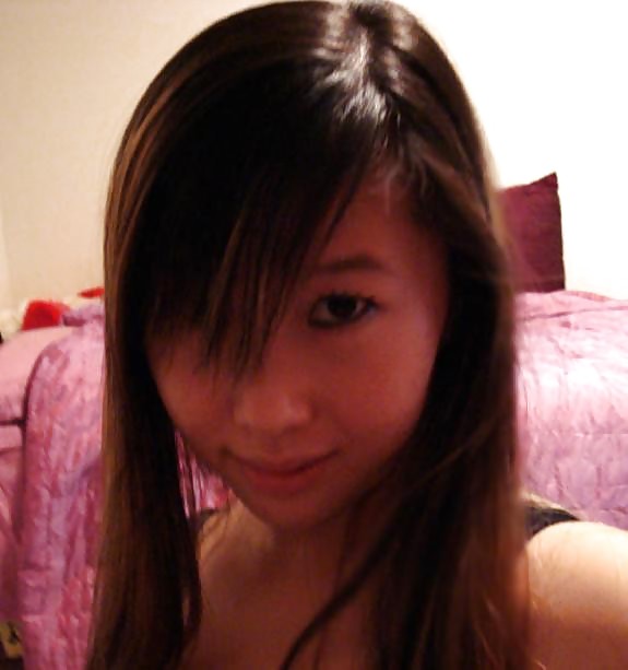 Cute Asian posing in front of Webcam. #37195934
