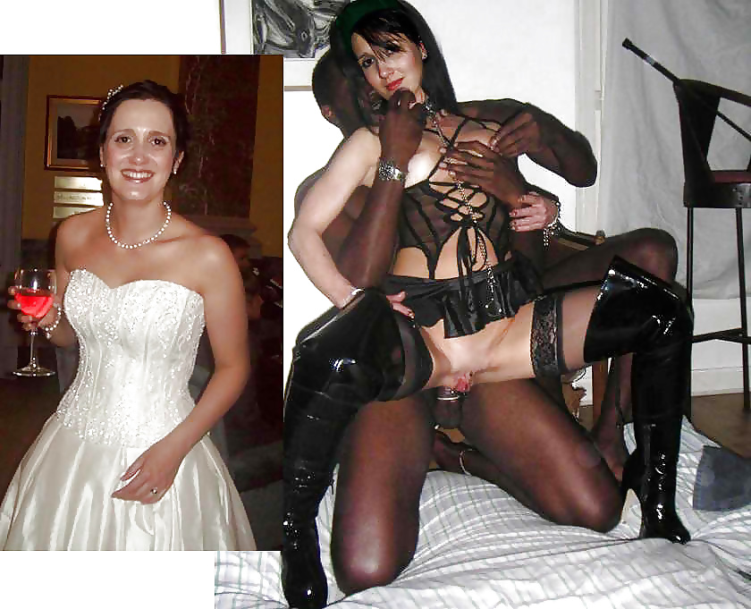 Clothed and Nude 16 - Nasty Brides #27903542
