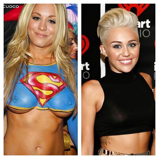 Miley Cyrus Vs Kakey Cuolo. Which would you prefer to fuck? #32472717