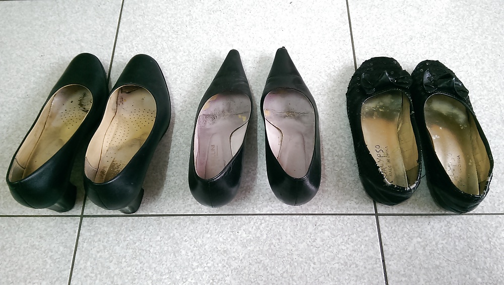 Borrowed heel and ballerina from my colleague #34561212