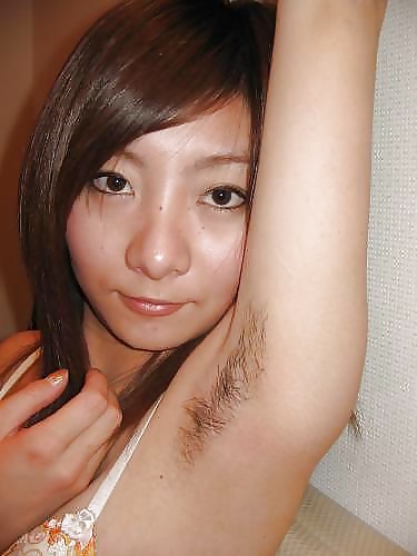 Asians girls showing hairy armpits #31937152