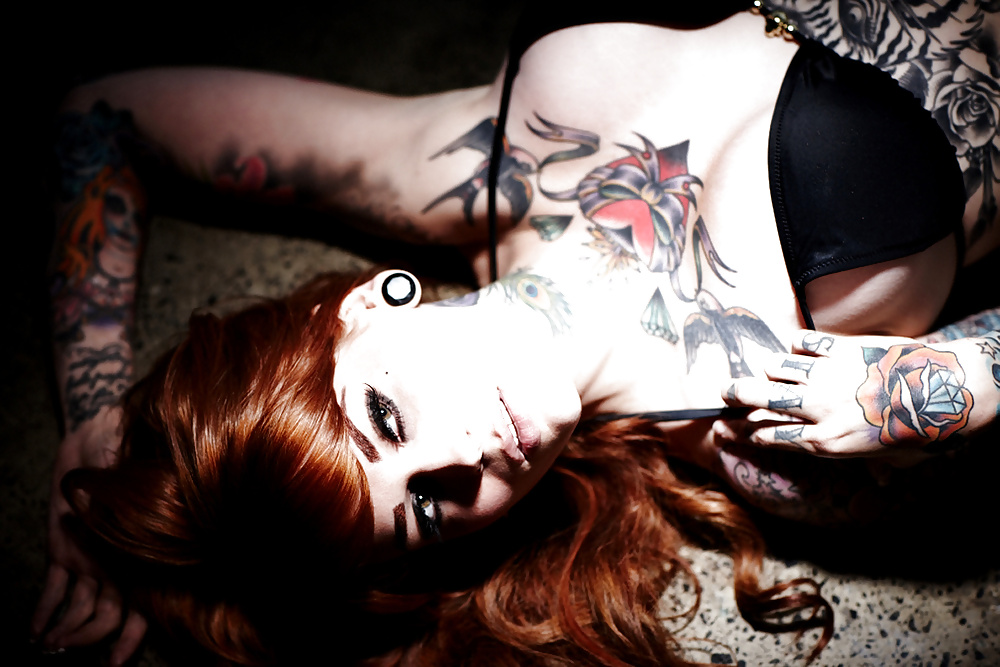 Inked Redhead Goddess - Mary Leigh Maxwell #28772642