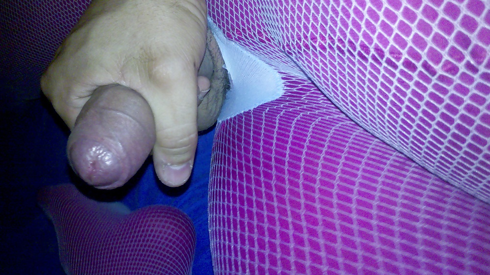 Sah Double-Layer-Strumpfhose - Pink Und Netzs Pantihose #23158699