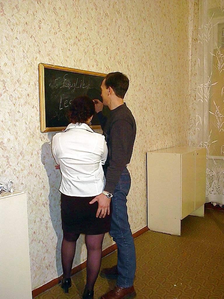 Pantyhose babe in trouble-the teacher. #26761255