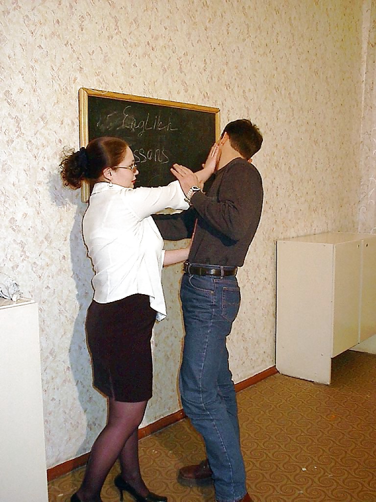 Pantyhose babe in trouble-the teacher. #26761270