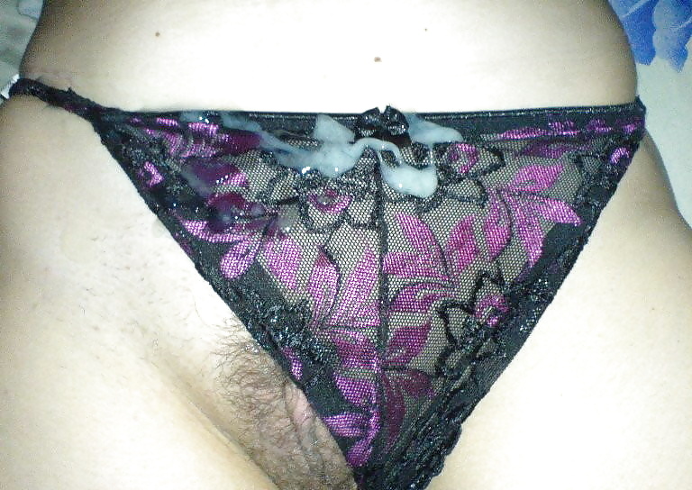 Hot cum on panties, we like! #35533084