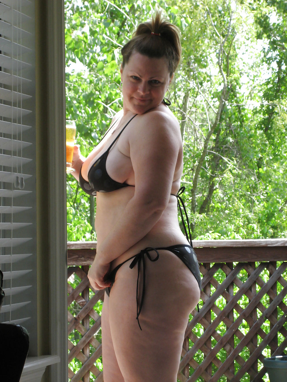 MILF Slut Wife shows off her bikini #31362337