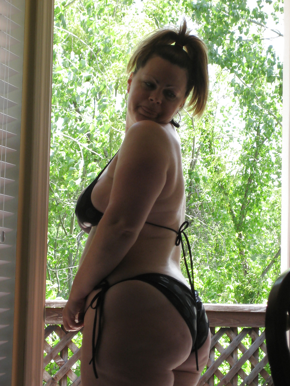 MILF Slut Wife shows off her bikini #31362342