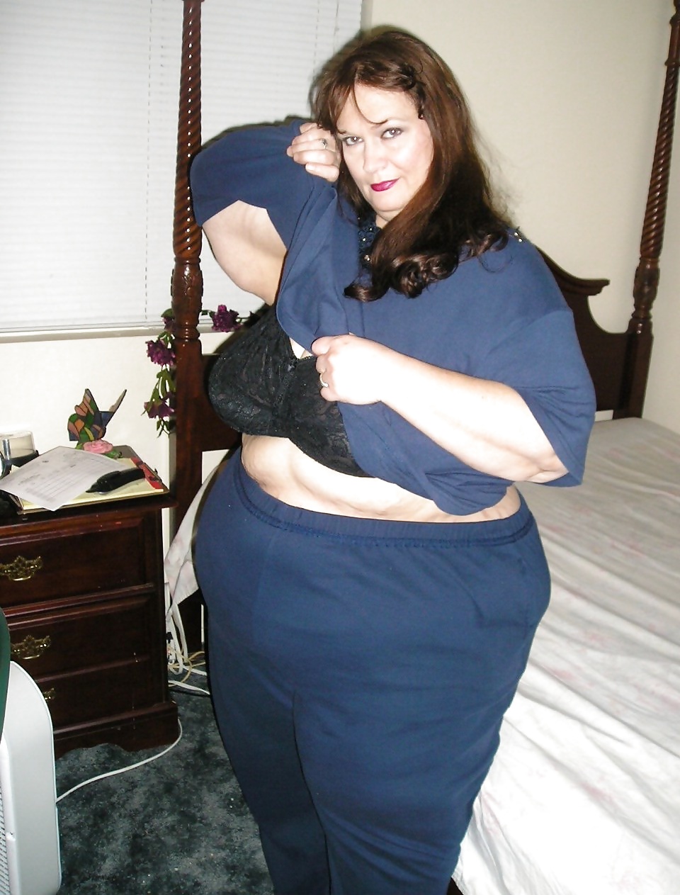 Ssbbw Fabuleux! (Soutien-gorge Noir Et Culotte Noire) #35526633