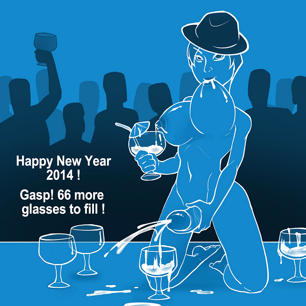 Well Cum Happy New Year 2014 #25963993
