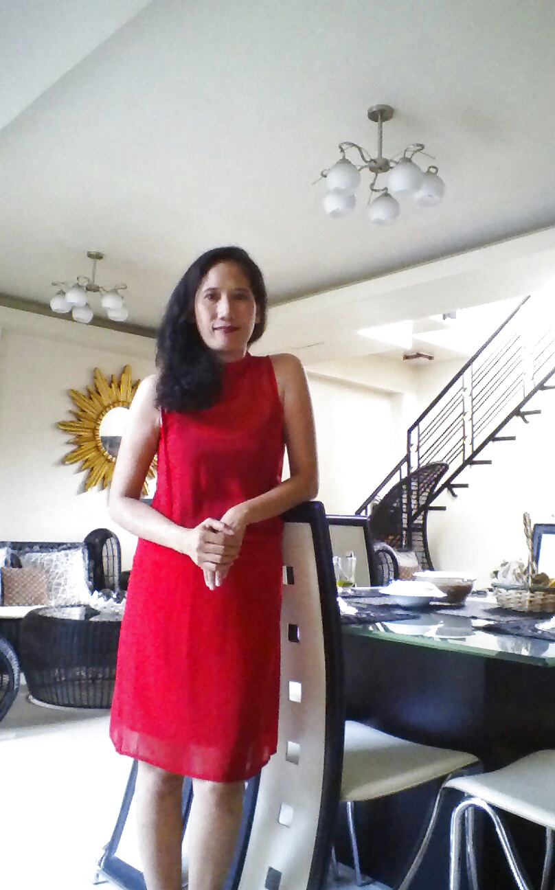 Pinay in red dress #40560159