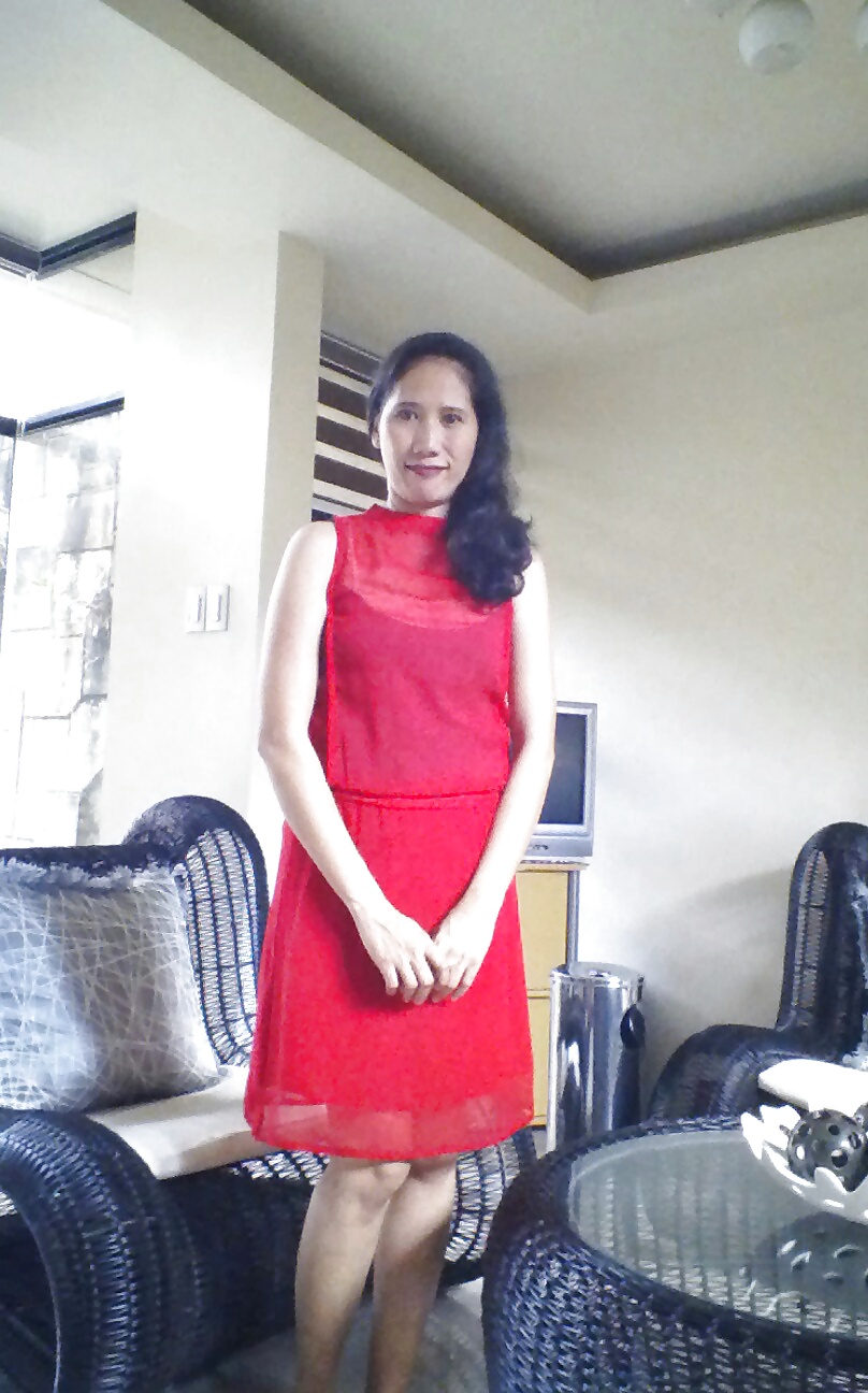 Pinay in red dress #40560174