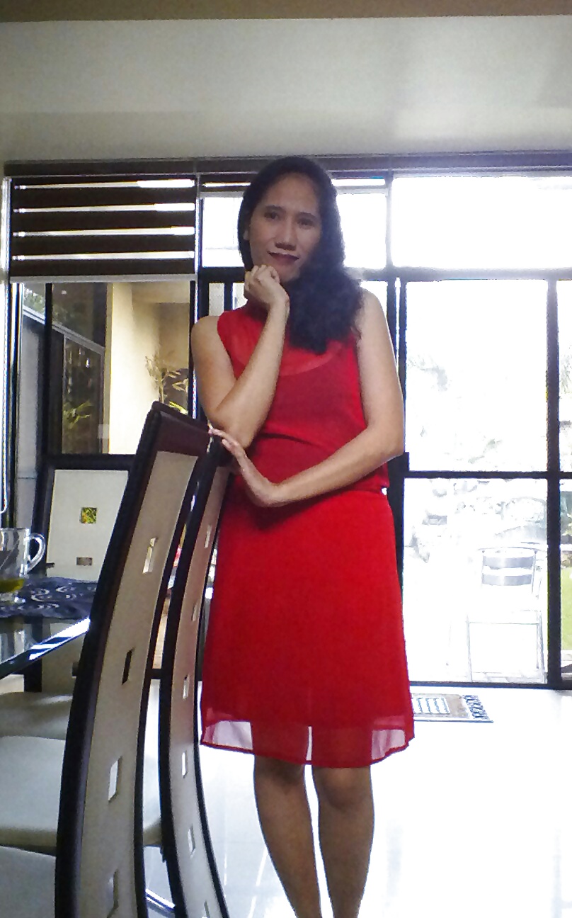 Pinay in red dress #40560184